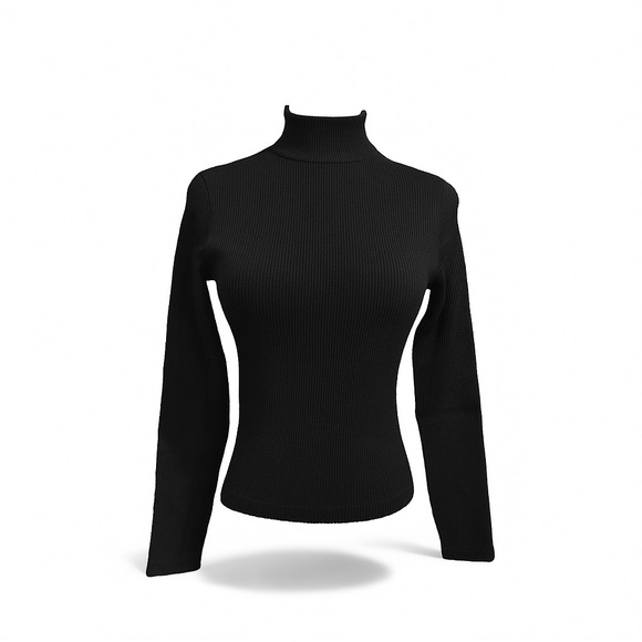 Zenana 3-Pack Turtleneck Tops NWT • Gray White Black • Holiday Bundle - Picture 3 of 4